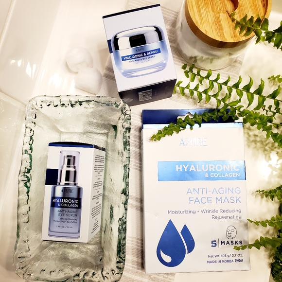 Hyaluronic Acid & Collagen Facial Serum Set By Azure Hyaluronic - Picture 3 of 14